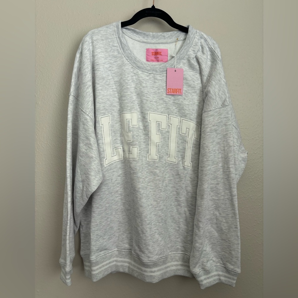 NWT Starfit Oversized Sweatshirt XL/XXL - Picture 2 of 7
